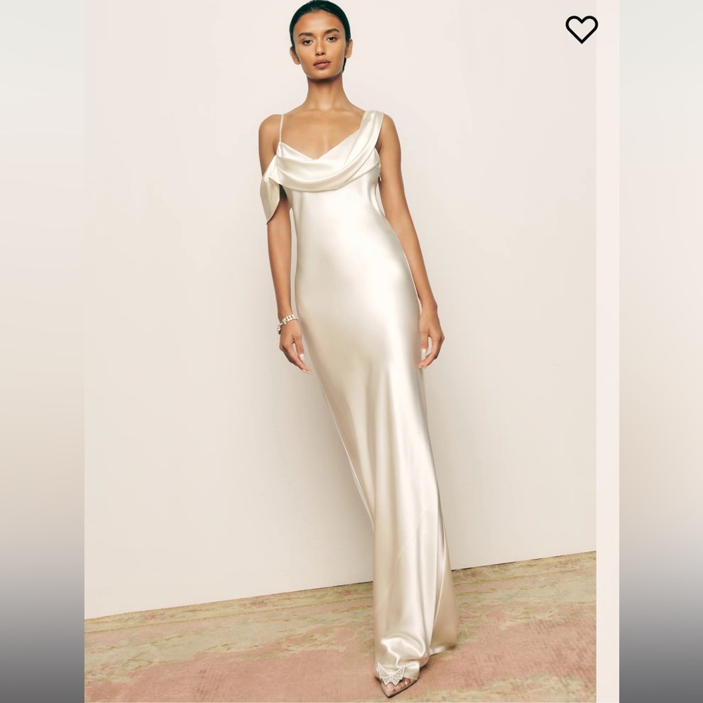 Reformation Ronda Silk Dress